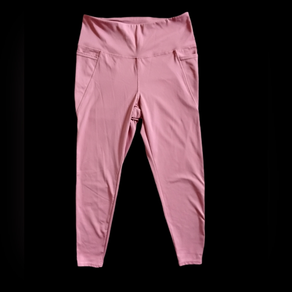Danskin Now Performance Fitting Leggings Spiced Chai Women's Size L W/ Pockets